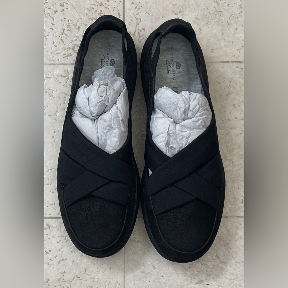 Clarks women William 2.0 star loafer black noir size 7
